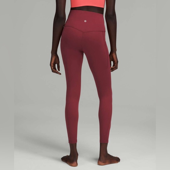 Lululemon Align High-Rise Pant with Pockets 25" color Mulled Wine size 4 - Picture 2 of 6